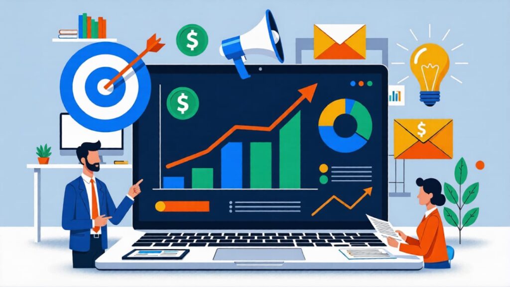 Benefits of using Google Ads for online advertising and business growth