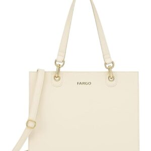 Fargo Selene Tote Bag for Women | 16-Inch Laptop Compartment, RFID Pockets, Adjustable Dual Handles, Zip Closure | Premium Vegan Leather Office Tote | Made in India